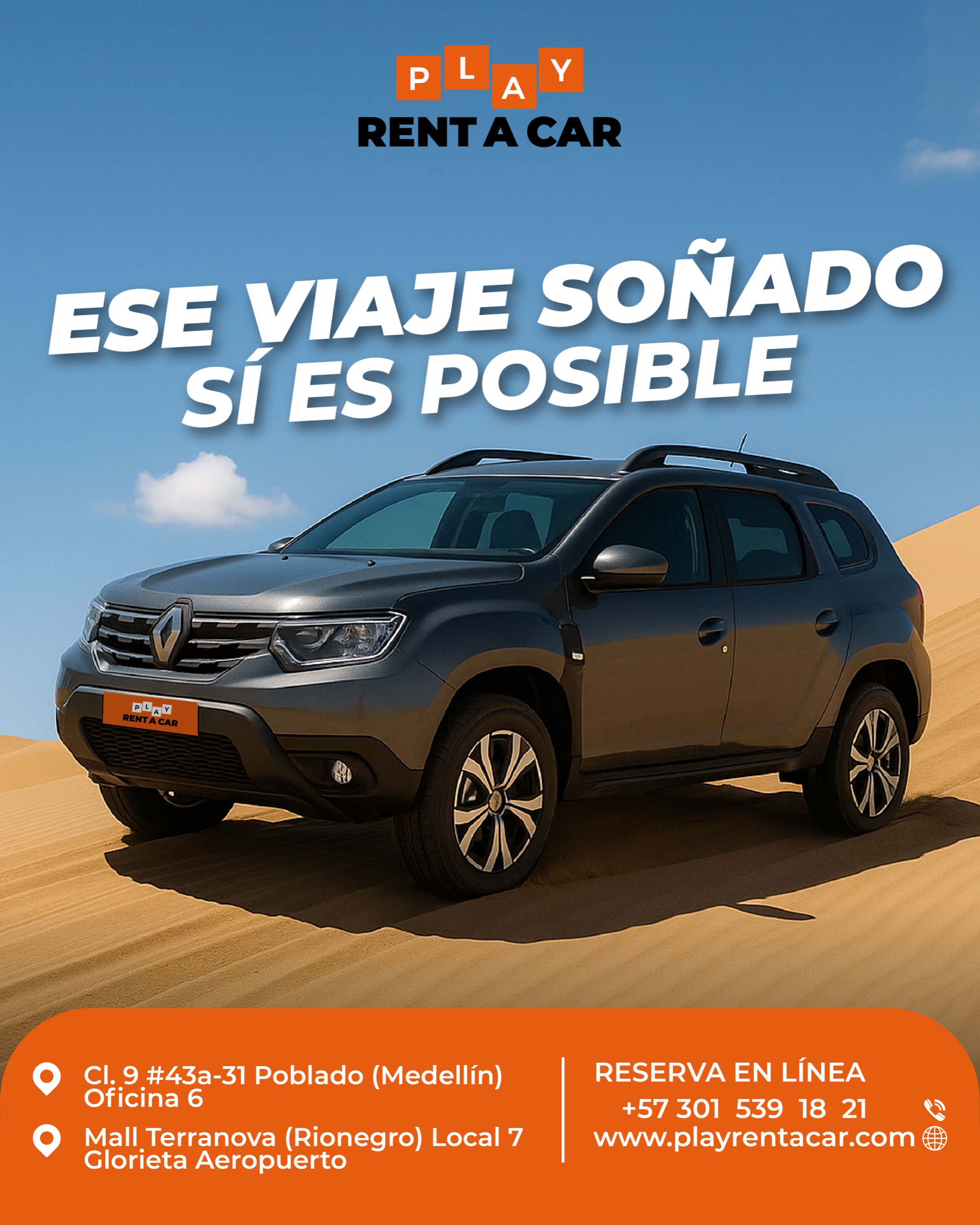 Rent a car Medellín